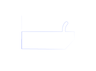 A white and glassmorphic tractor 