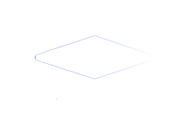 A white and glassmorphic graduate cap