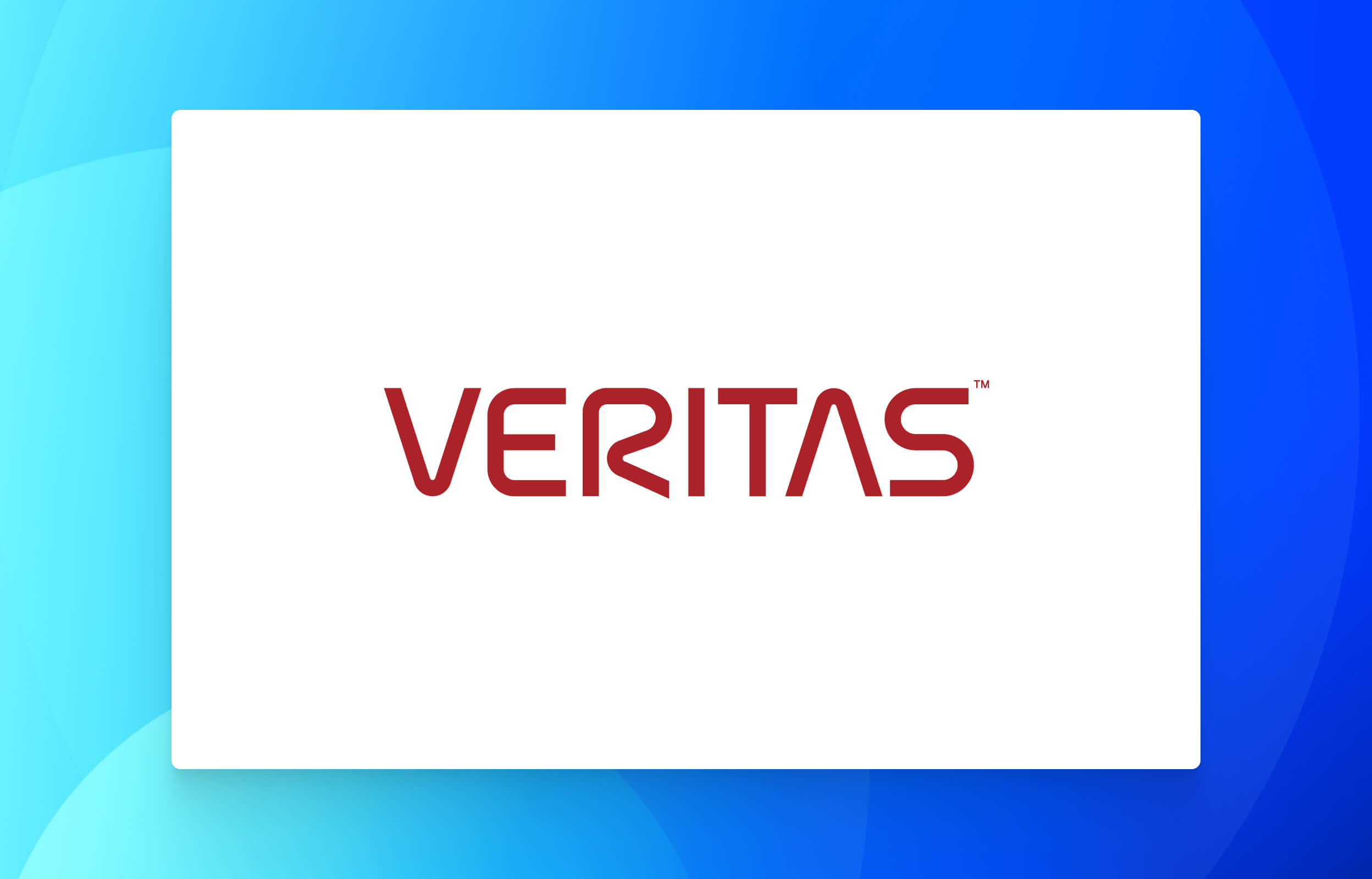 Veritas logo with Datacom cloud artwork