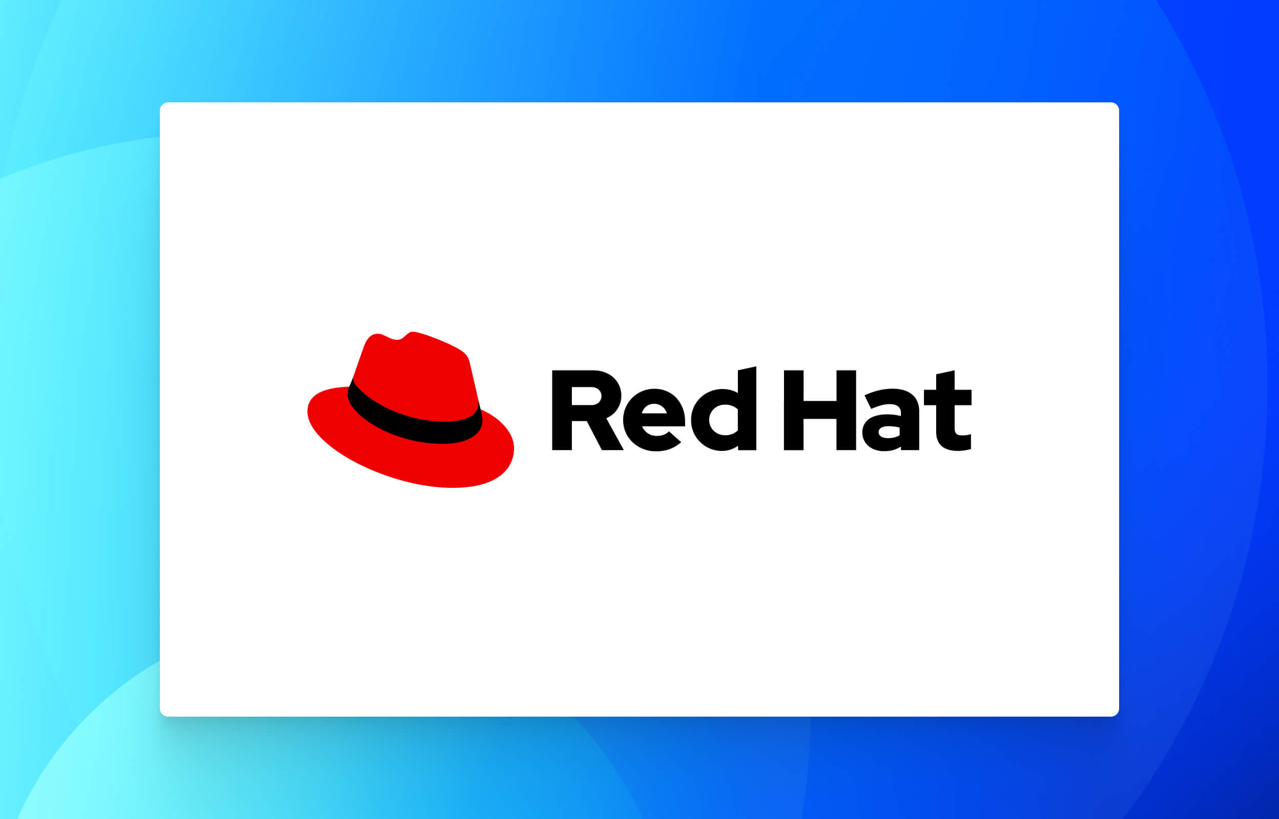 Red Hat logo with Datacom cloud artwork